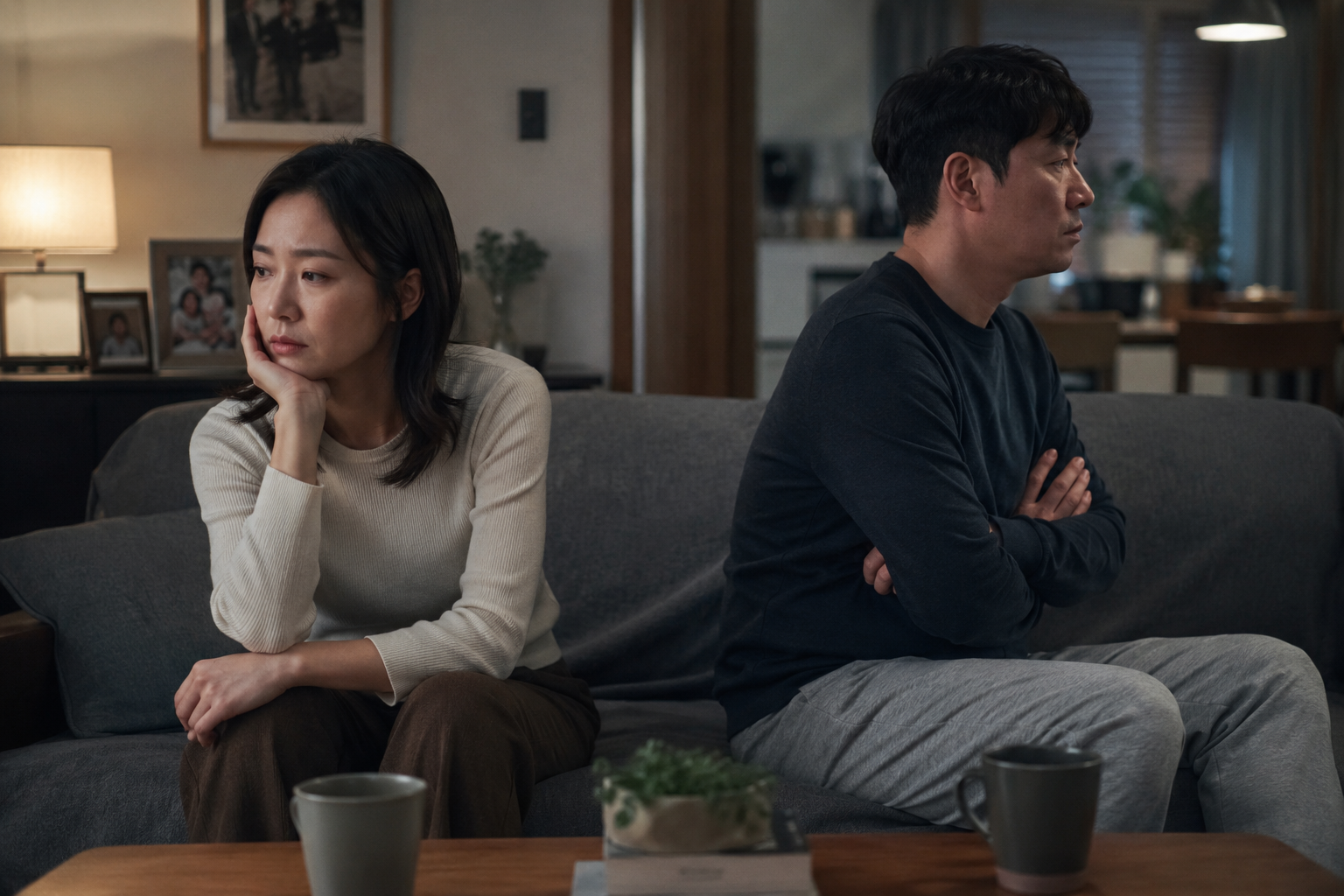 Vợ chồng "tuy ngay đây nhưng rất xa xôi"
