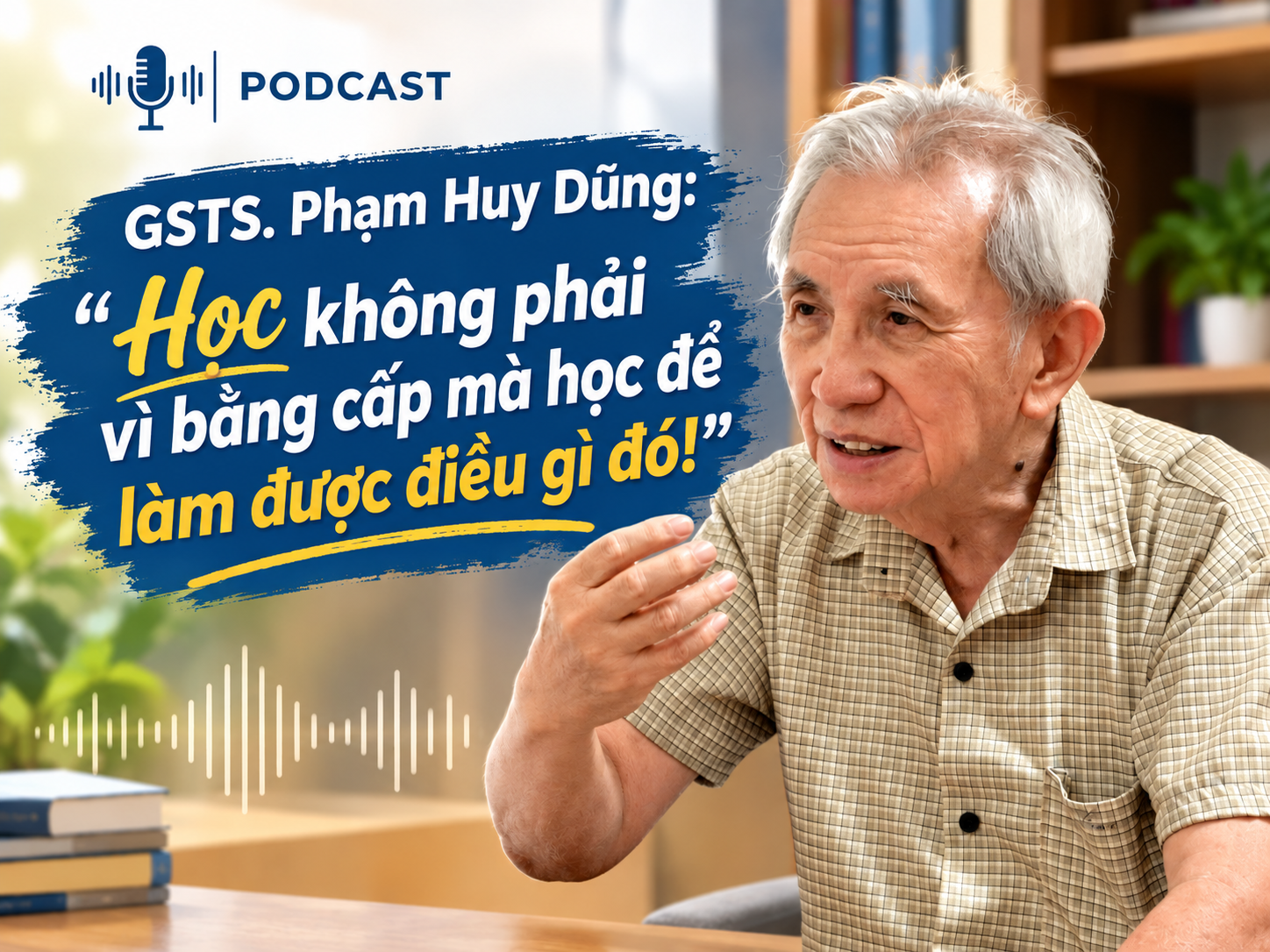 GS. TS Phạm Huy Dũng: "Nếu tôi ngừng làm việc sẽ là lúc tôi đang chết dần"