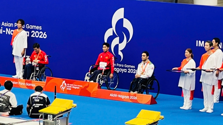 Đỗ Thanh Hải giành HCV đầu tiên cho Việt Nam tại Asian Para Games 2026