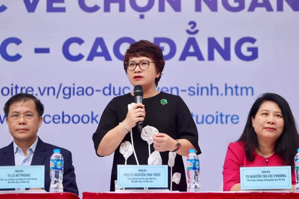 PGS.TS Nguyễn Thu Thủy – Vụ trưởng Vụ giáo dục ĐH Bộ GD-ĐT