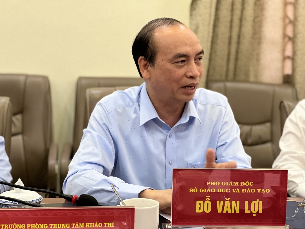 Ông Đỗ Văn Lợi, Phó giám đốc Sở GD-ĐT Hải Phòng