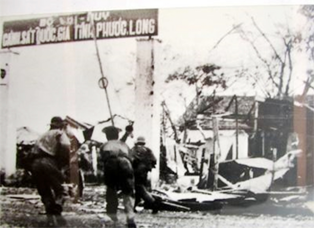 Chiến dịch đường 14 - Phước Long được coi là “đòn trinh sát chiến lược”. Ảnh: Tư liệu