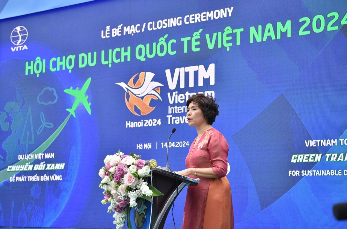 Bà Cao Thị Ngọc Lan, Phó trưởng ban tổ chức hội chợ VITM Hà Nội 2024