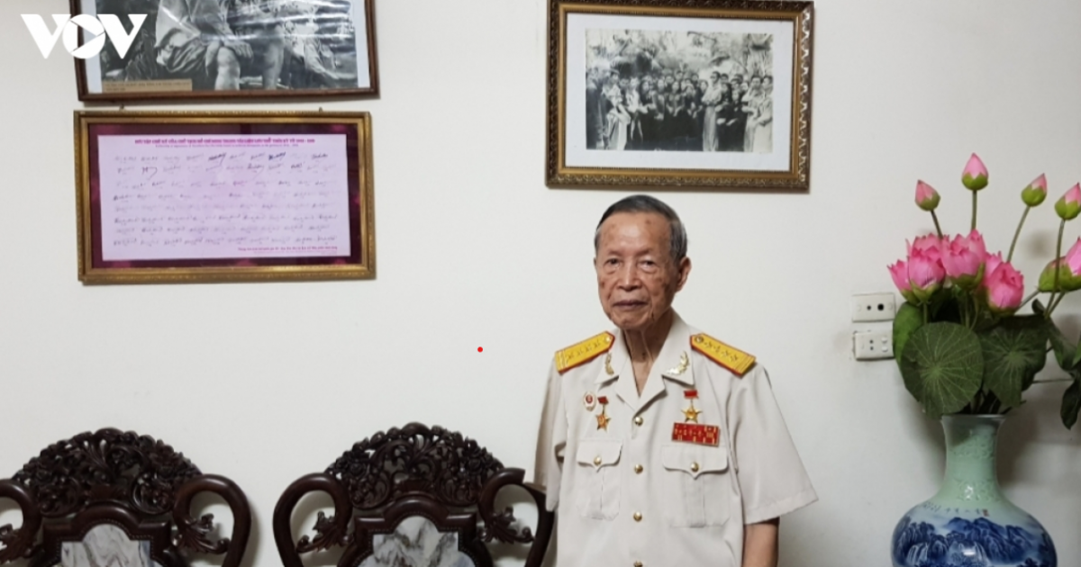 Anh hùng lực lượng vũ trang nhân dân La Văn Cầu (Ảnh: VOV.VN)