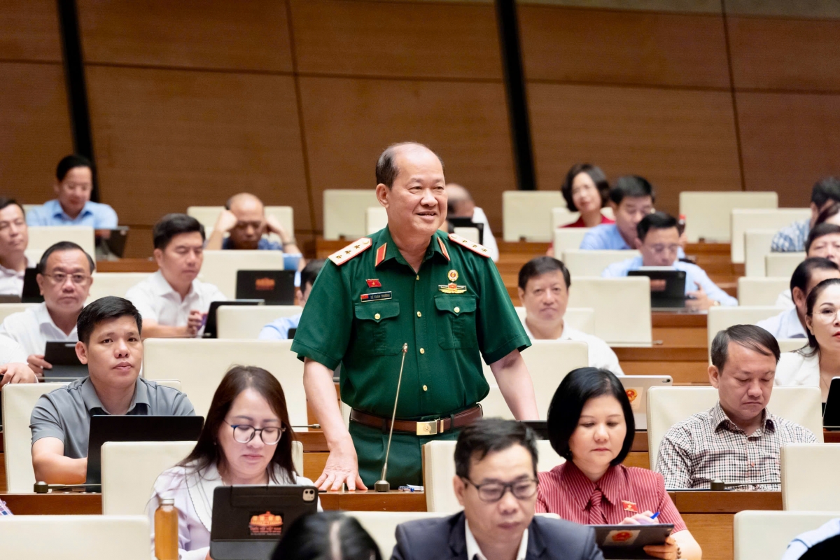Đại biểu Bế Xuân Trường, đoàn ĐBQH tỉnh Cao Bằng (Ảnh Quốc hội)