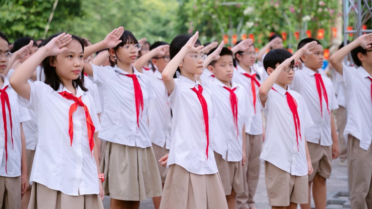 (Ảnh, nguồn: Trường TH-THCS Nguyễn Du, Hà Nội)