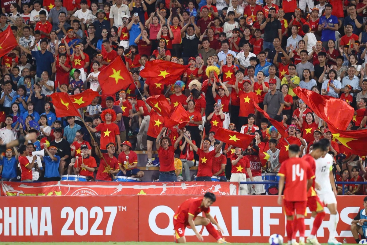 U20 Việt Nam nhanh chóng hụt hơi ngay đầu hiệp 2 (Ảnh: VFF)