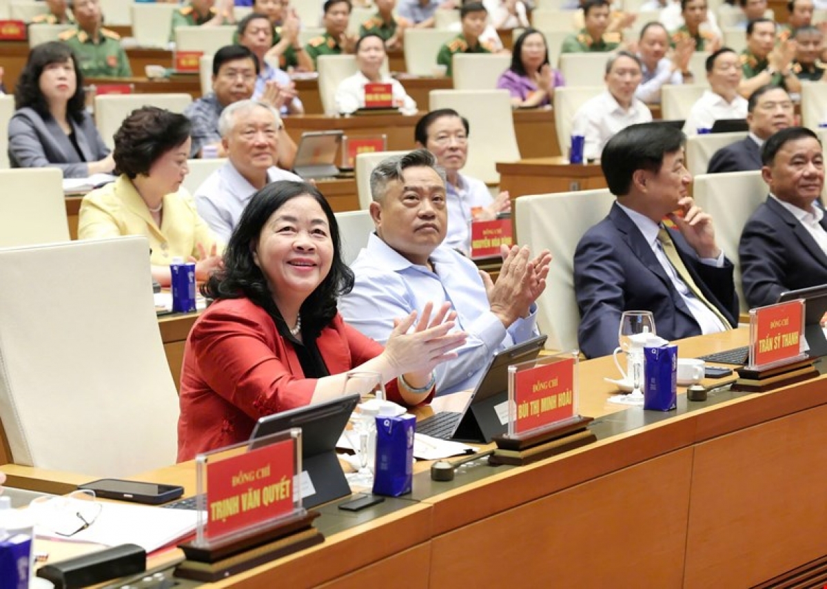 Các đại biểu tham dự Hội nghị (Ảnh: Cổng thông tin điện tử Quốc hội)
