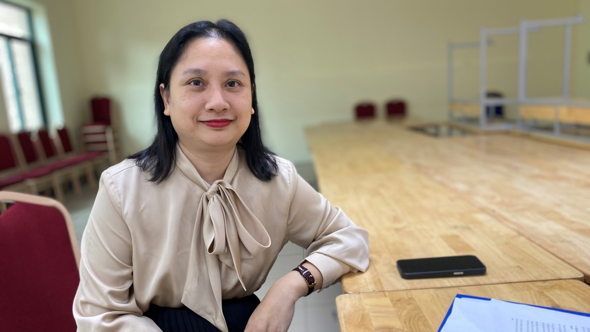 Bà Trần Hương Quỳnh, Trưởng khoa Tiếng Anh, trường Đại học Sư phạm Hà Nội.