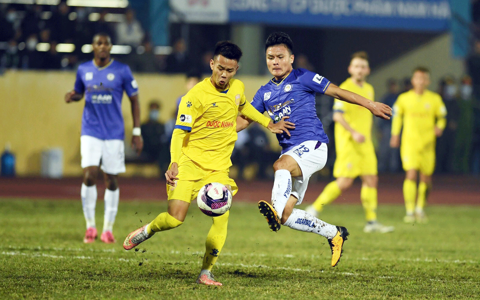 Hà Nội FC nhận thất bại 0-3 trước Nam Định (Ảnh: Dương Thuật VOV)