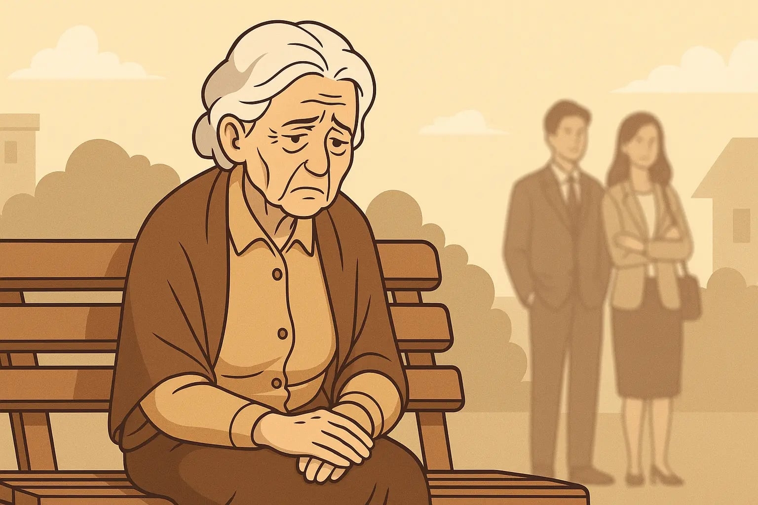 Bỏ mặc cha mẹ khi khó khăn