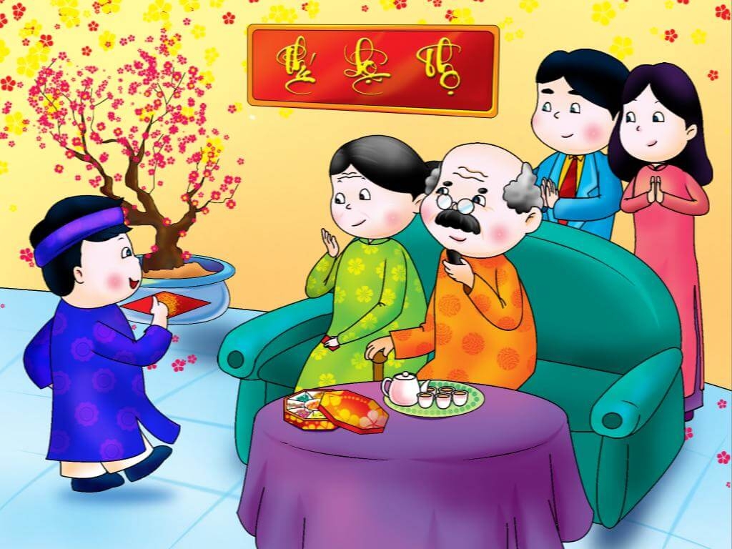 Hạnh phúc là gia đình quây quần mừng thọ ông bà