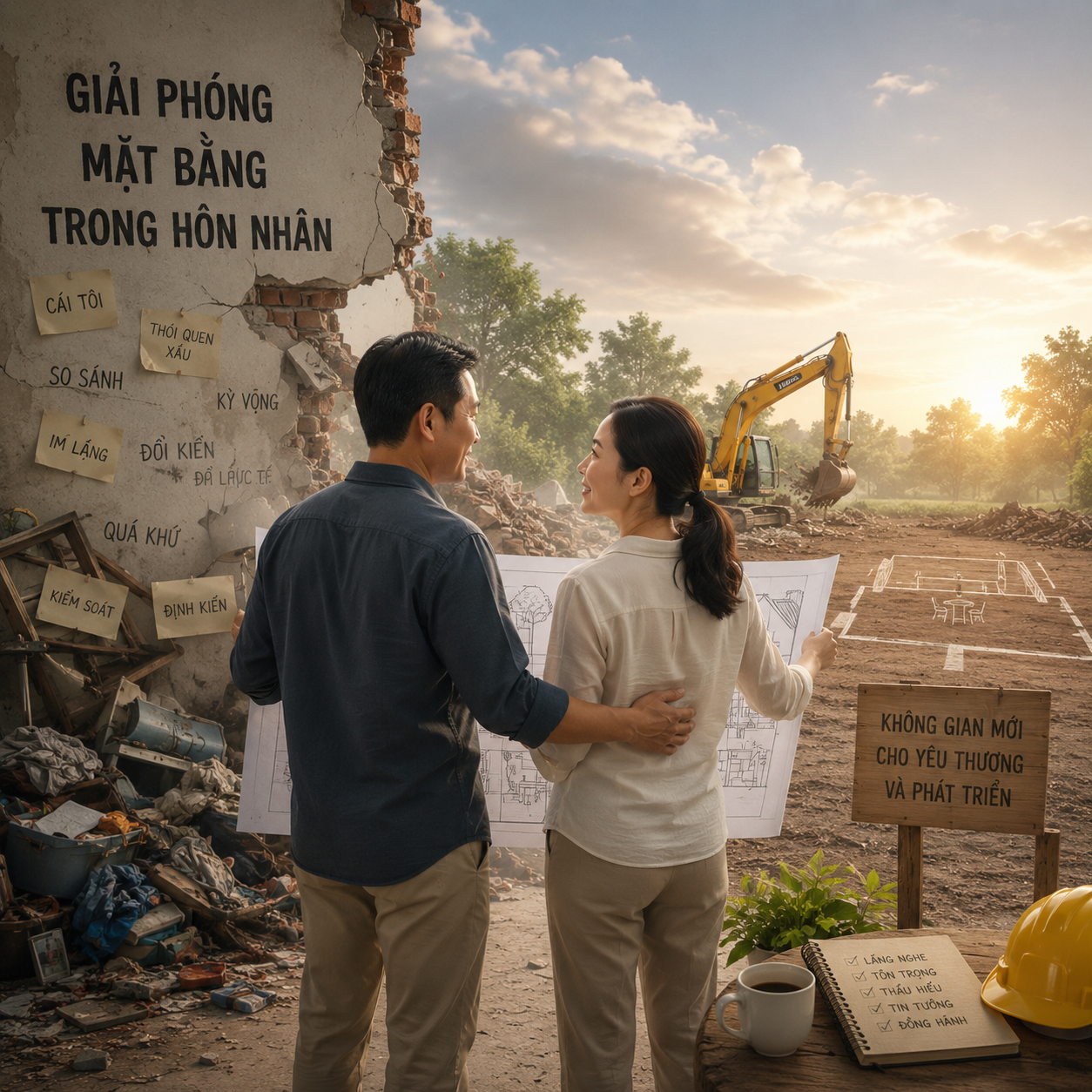Khi hôn nhân cũng cần "quy hoạch" và "giải phóng mặt bằng"