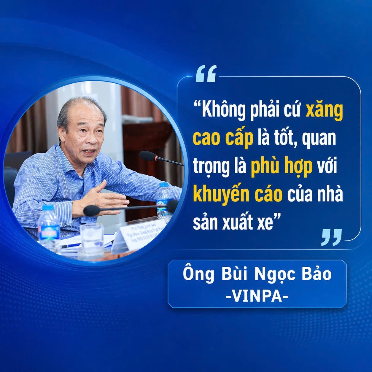 Chủ tịch Hiệp hội Xăng dầu Việt Nam nói thật về xăng E10