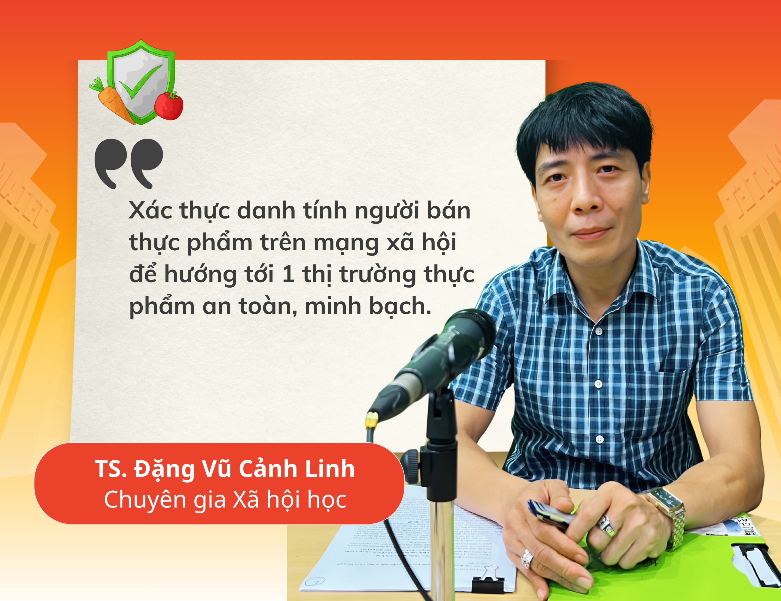 Xác thực danh tính người bán thực phẩm trên mạng: Chặn hàng giả ngay từ gốc