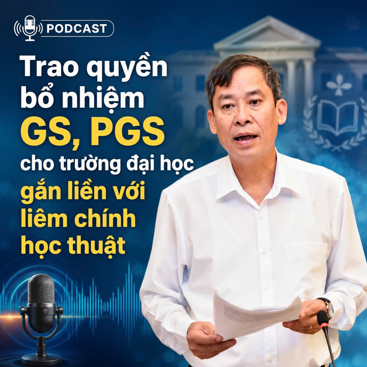 Chức danh GS, PSG sẽ gắn với vị trí việc làm, không còn "danh vị" suốt đời