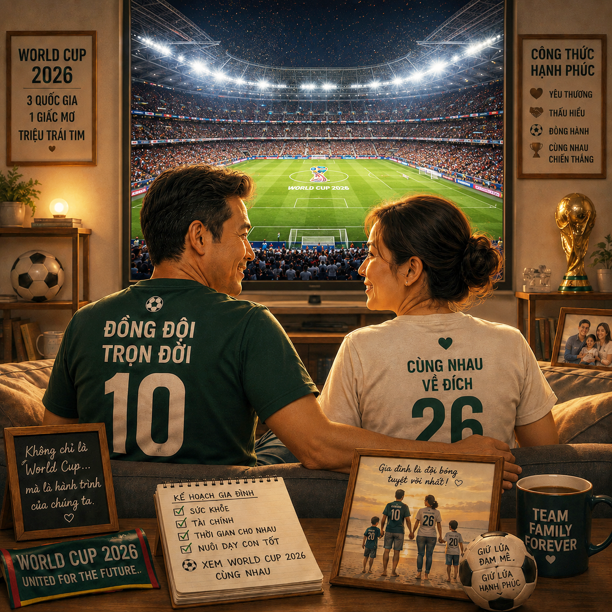 World Cup hôn nhân: Muốn vô địch đừng đá một mình