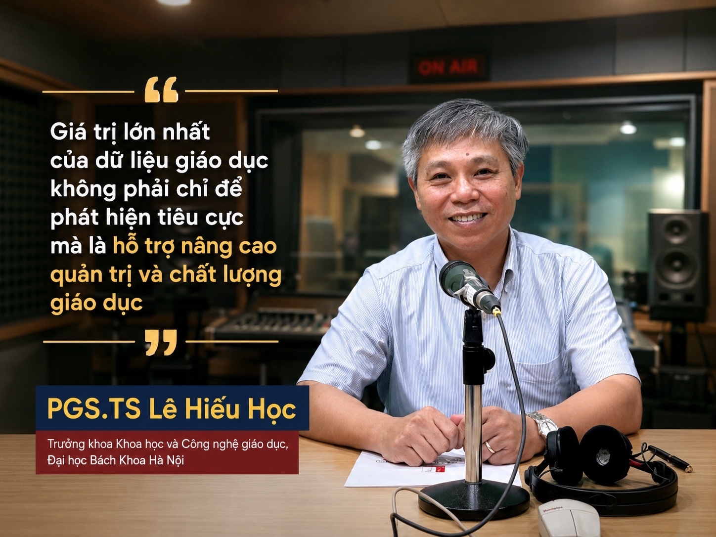 Dữ liệu điểm số không chỉ giúp phát hiện tiêu cực trong thi cử