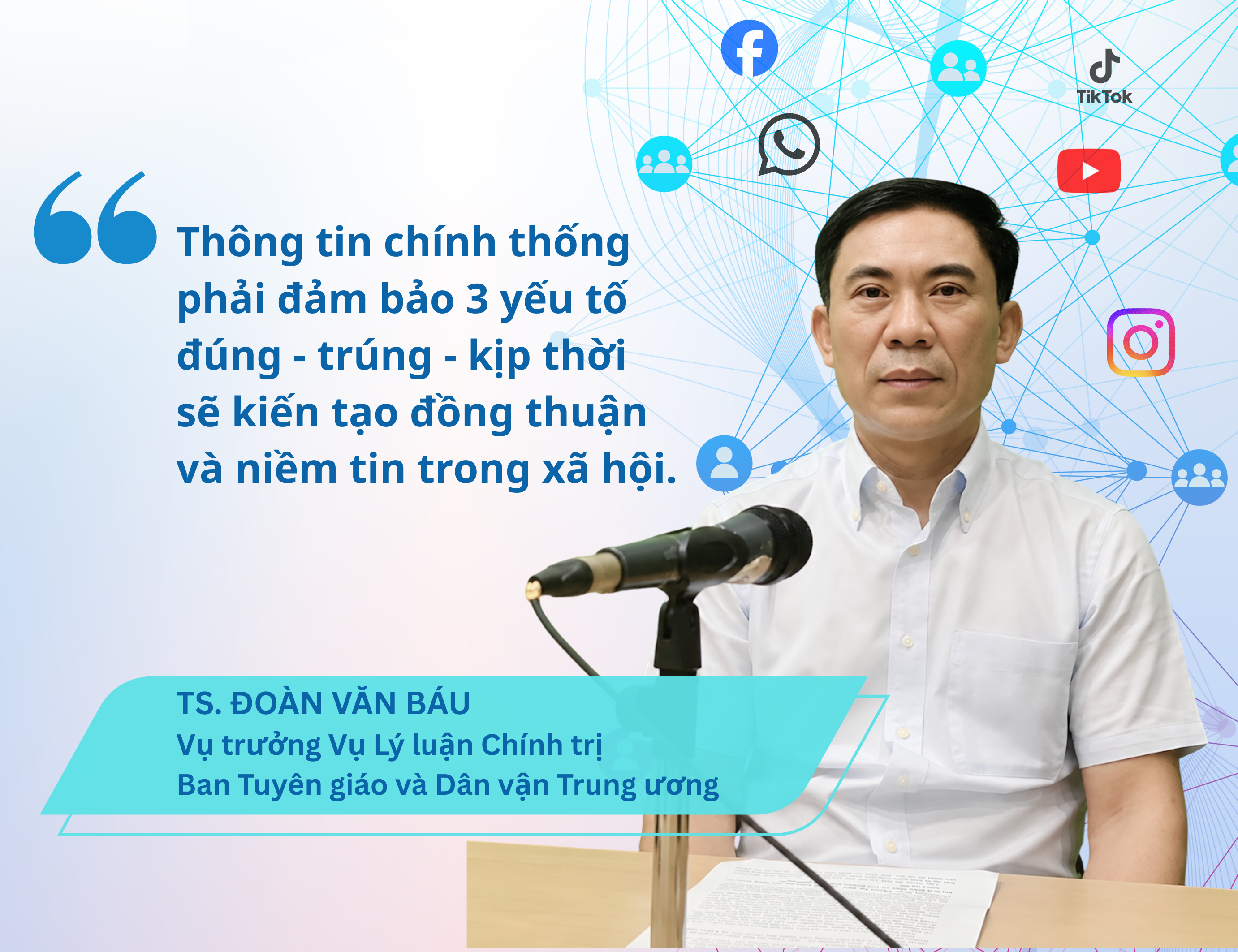 Củng cố niềm tin giữa “bão” thông tin
