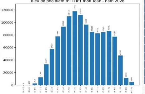 Hơn 4200 thí sinh đạt điểm 10 môn Toán, môn Ngữ văn "trắng" điểm 10