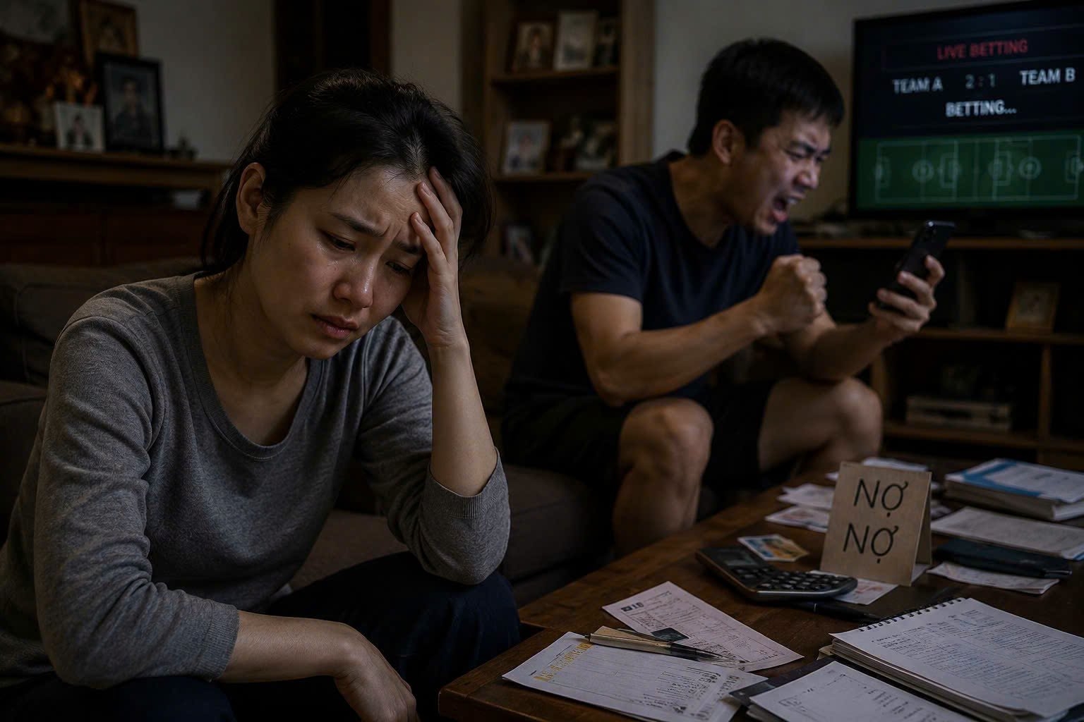 Đánh đổi gia đình chỉ vì đam mê "đỏ đen"