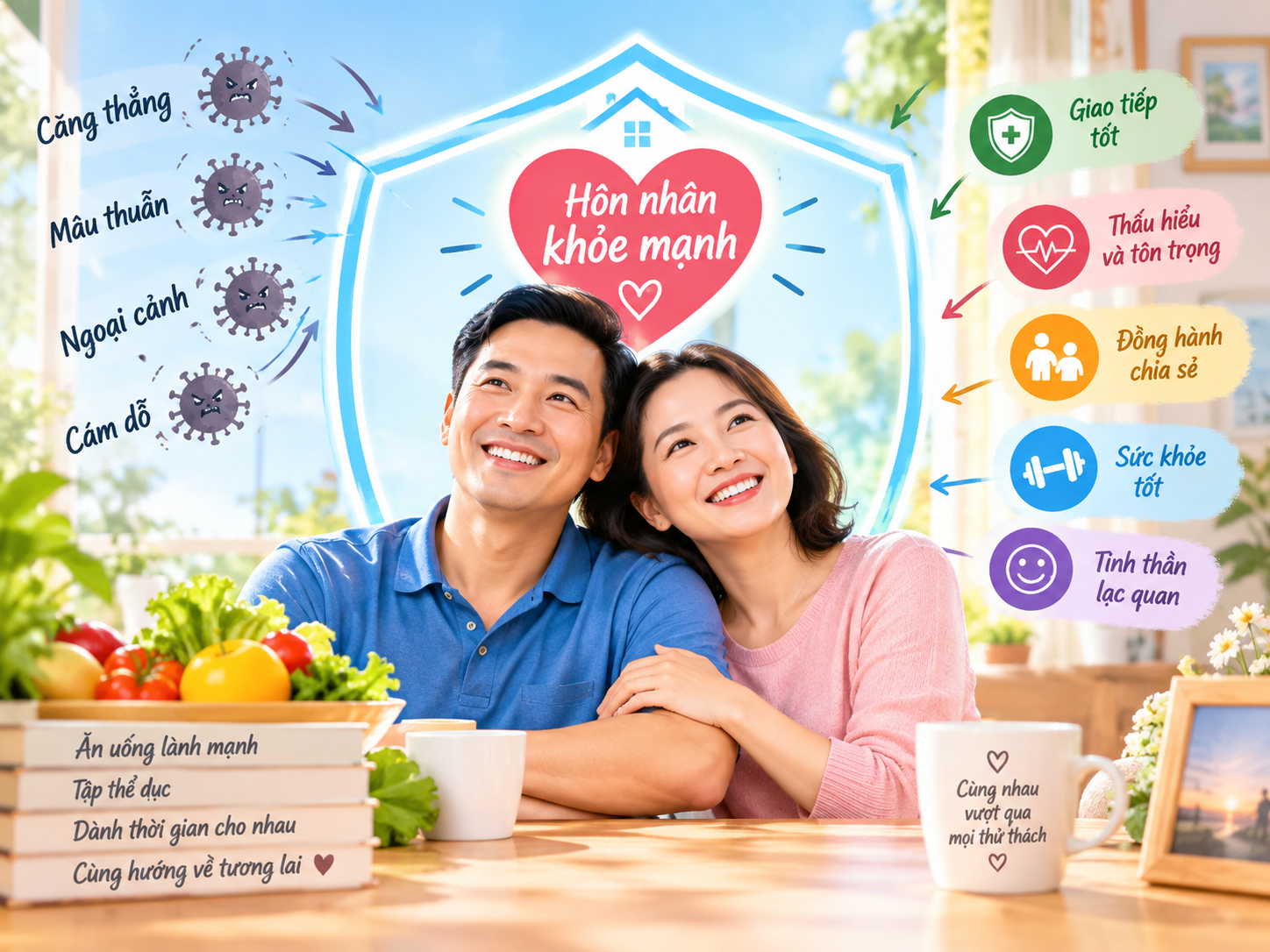 Hôn nhân cũng cần tăng sức đề kháng