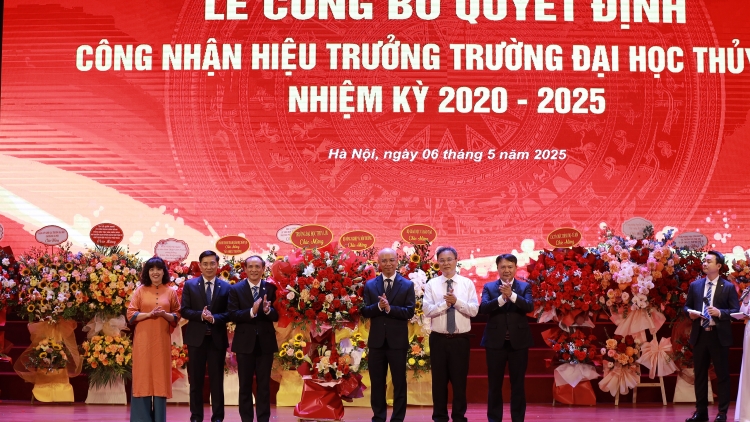 GS.TS Nguyễn Trung Việt trở thành tân Hiệu trưởng Trường đại học Thủy Lợi