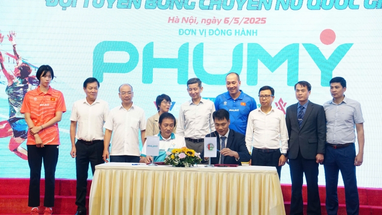 Tuyển bóng chuyền nữ lần đầu tiên có nhà tài trợ đồng hành trực tiếp