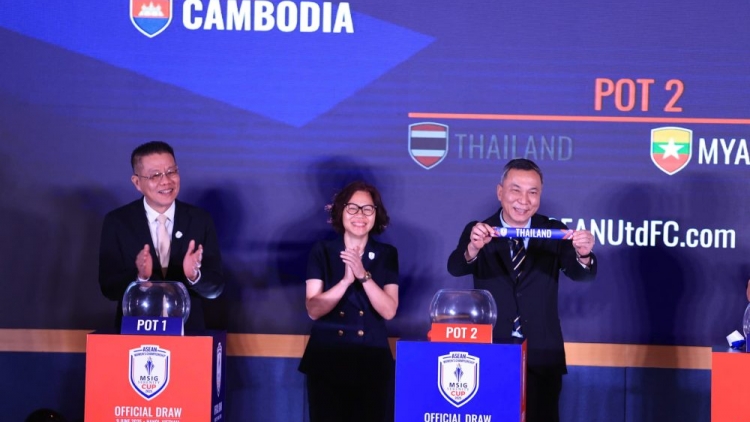 Việt Nam cùng bảng với Thái Lan, Indonesia và Campuchia