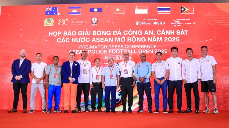Tám đội bóng tranh tài tại Giải bóng đá Công an, Cảnh sát ASEAN mở rộng 2025