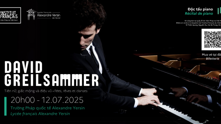 Nghệ sĩ dương cầm David Greilsammer và đêm độc tấu piano tại Việt Nam