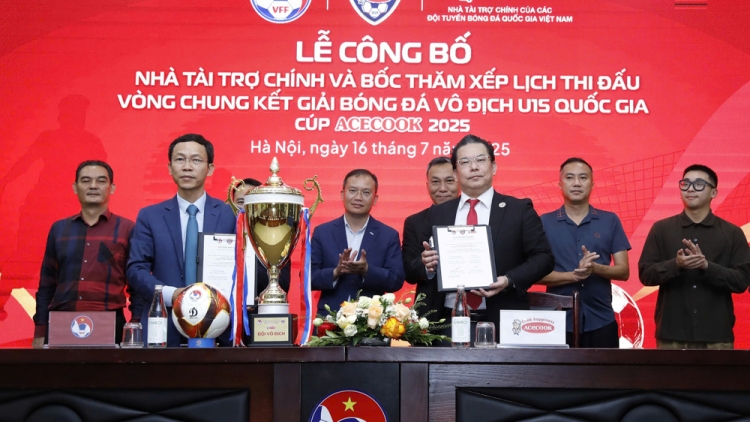 Acecook Việt Nam tiếp tục đồng hành cùng VCK giải bóng đá U15 Quốc gia