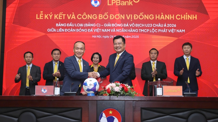LPBank là Đơn vị Đồng hành chính của Vòng loại Giải U23 châu Á 2026 – Bảng C