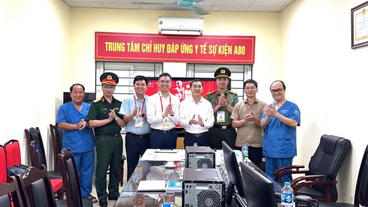 Hơn 1.300 ca phải xử trí y tế, cấp cứu trong đại lễ A80
