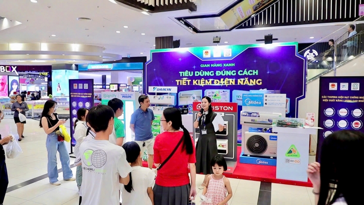 gian hàng xanh tiết kiệm năng lượng