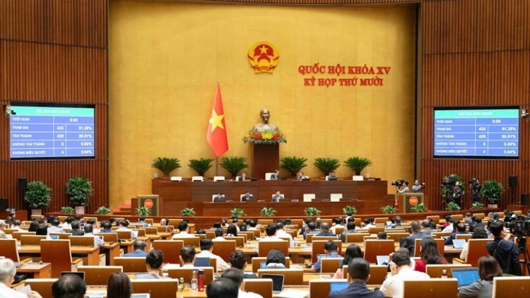 Quốc hội đặt mục tiêu tăng trưởng GDP năm 2026 từ 10% trở lên