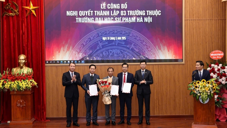 Trường đại học Sư Phạm Hà Nội thành lập 3 trường mới trực thuộc