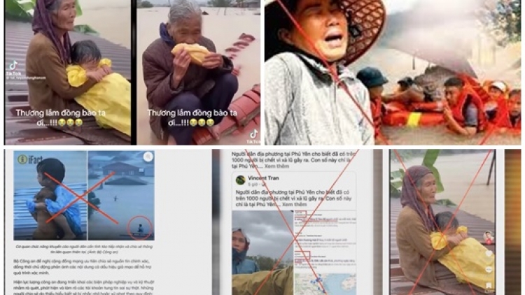 Tỉnh táo trước "ma trận" tin giả AI mùa mưa lũ