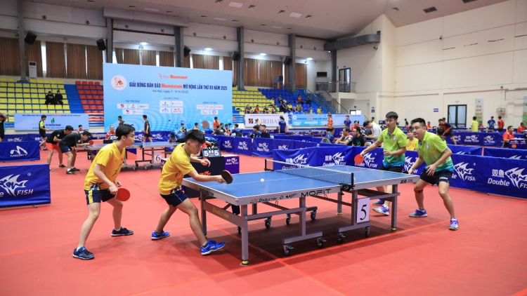 Khởi tranh Giải bóng bàn các câu lạc bộ Hà Nội mở rộng năm 2025