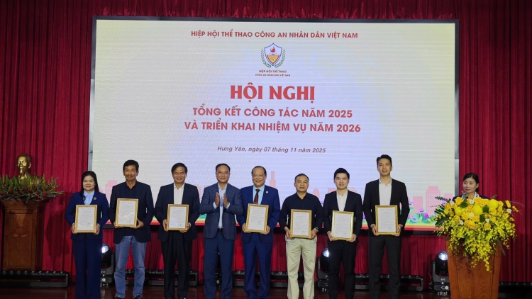 Hiệp hội Thể thao Công an nhân dân tổng kết công tác năm 2025