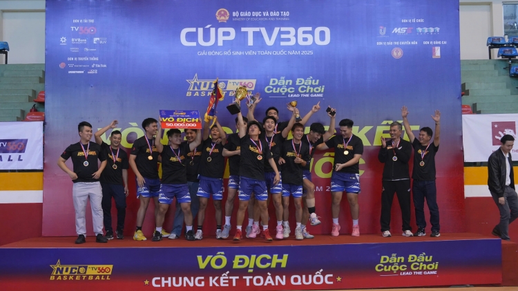 ĐH Tôn Đức Thắng và ĐH Đà Nẵng vô địch giải bóng rổ sinh viên toàn quốc
