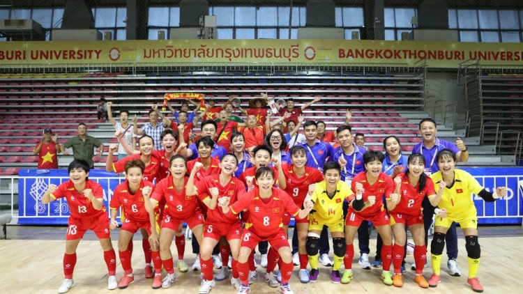 Thắng Philippines 1-0, đội tuyển futsal nữ Việt Nam vào chung kết SEA Games 33