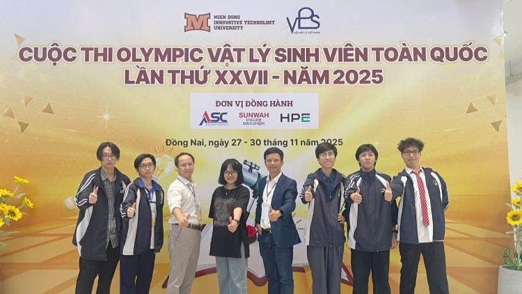 17 giải Nhất được trao ở Olympic Vật lý sinh viên 2025