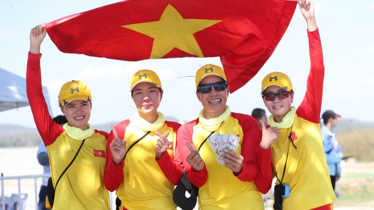 Đua thuyền Việt Nam hoàn thành chỉ tiêu tại SEA Games 33