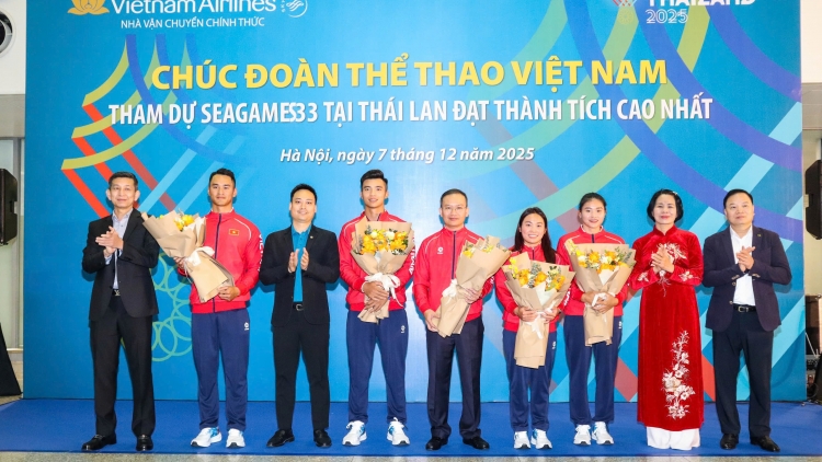 Đoàn Thể thao Việt Nam lên đường tham dự SEA Games 33