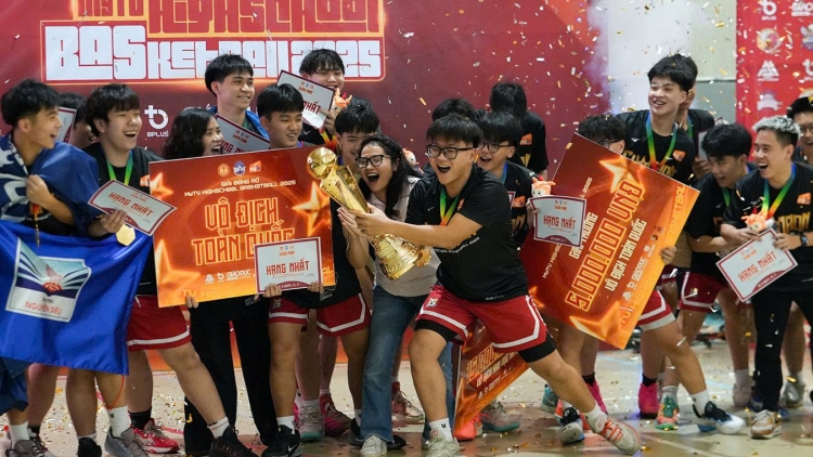 THPT Nguyễn Siêu vô địch giải bóng rổ học sinh THPT toàn quốc 2025