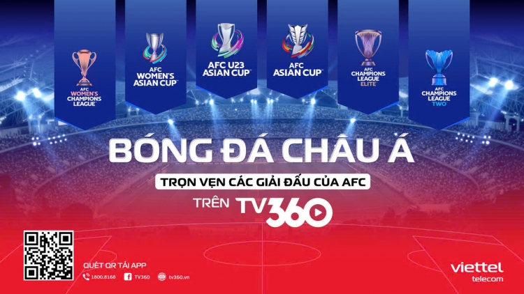 TV360 đưa các giải đấu của AFC đến người hâm mộ bóng đá Việt Nam