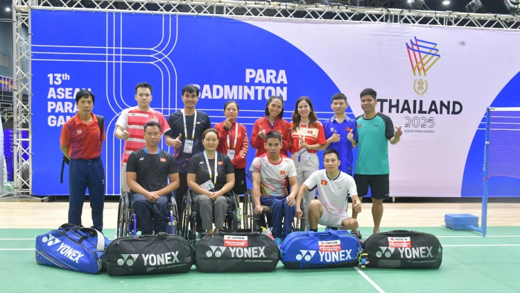 ASEAN Para Games 13: Đoàn Thể thao NKT Việt Nam tích cực làm quen sân bãi