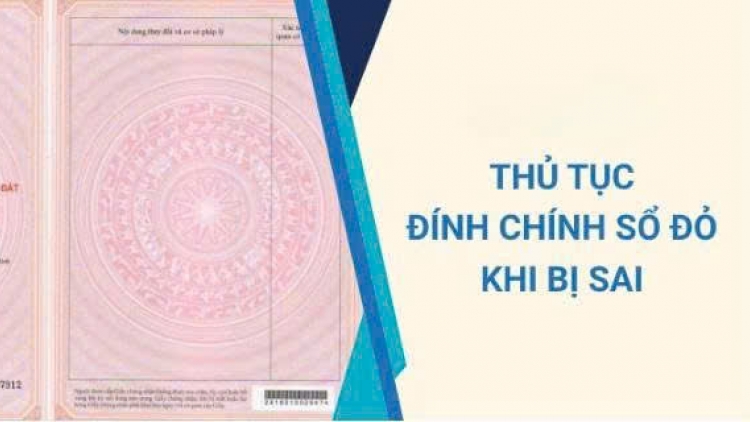 Sai năm sinh trên sổ đỏ, người dân cần làm thủ tục đính chính