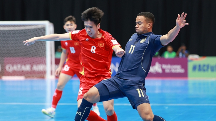 Đội tuyển futsal Việt Nam vào tứ kết giải châu Á với ngôi nhì bảng